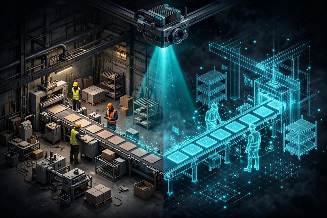 Industrial facilities digital twin